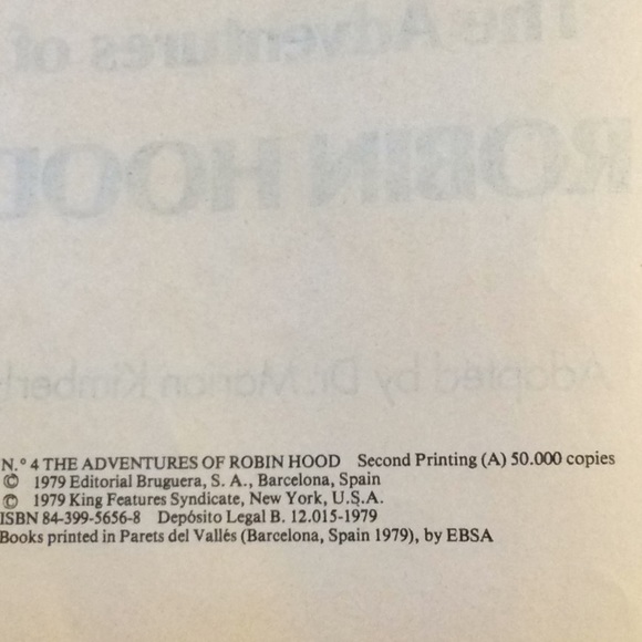 Vtg The Adventures of Robin Hood #4, 1979. #2 prt. - Picture 3 of 7